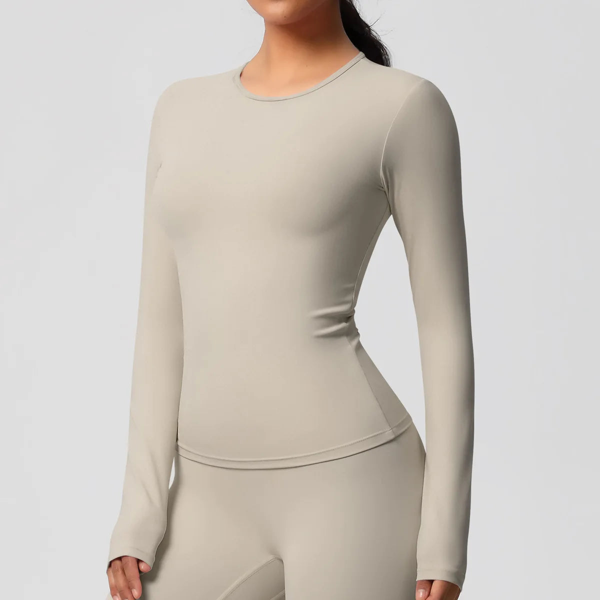 Yoga Shirts For Women Long Sleeve Fitness Running Push Up Gym Clothes Workout Dry Fit Breathable High Elastic Sports Top