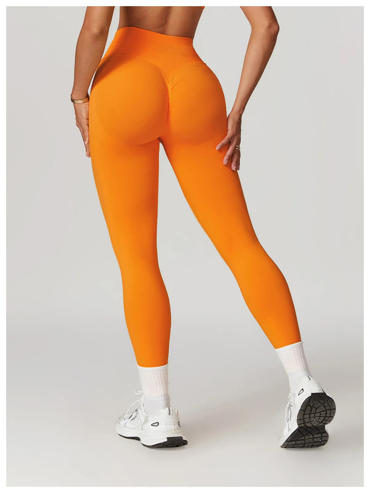 Seamless Fitness Leggings Women Sport High Waist Elastic Ribbed Yoga Leggings Gym Jogging Quick Dry Push Up Slim Pants Female