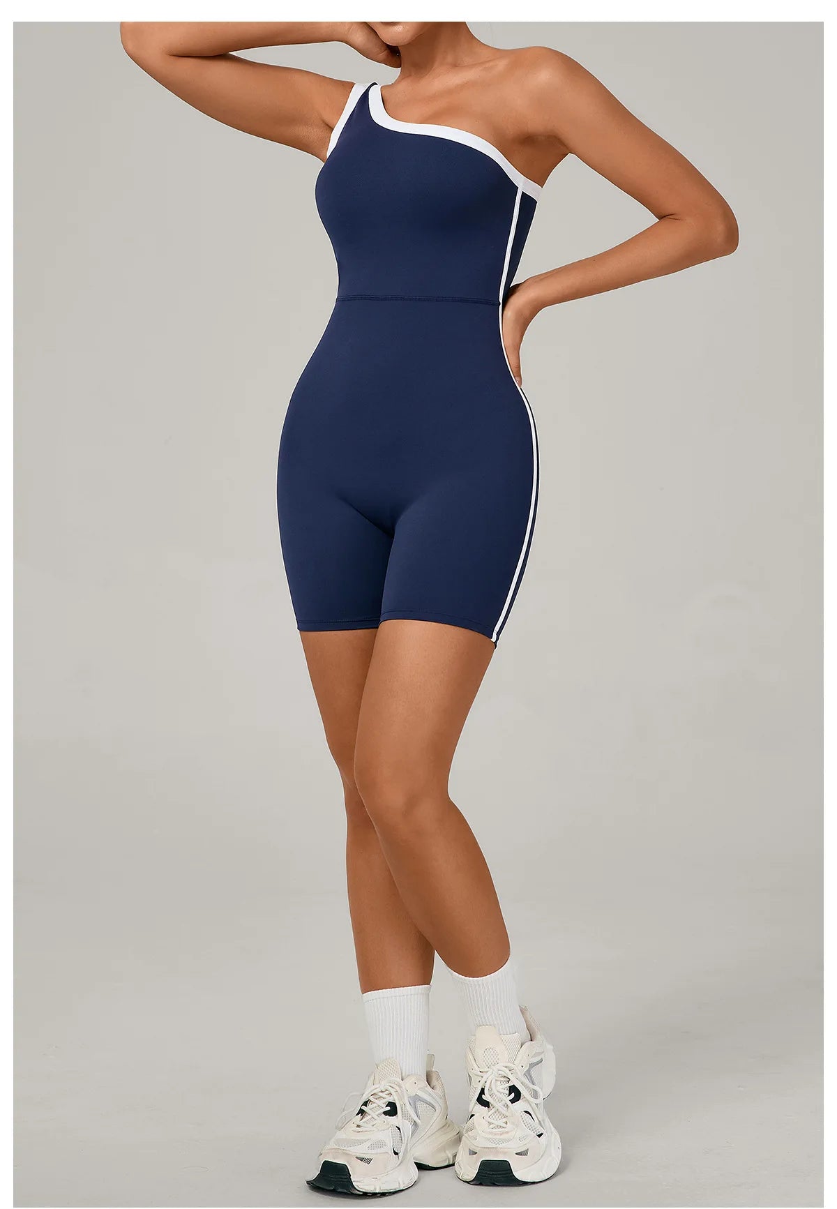 Gym Bodysuit Short Jumpsuit Playsuit Women Tracksuit One Piece Sport Overalls Yoga Romper Fitness Workout Clothes Sportswear