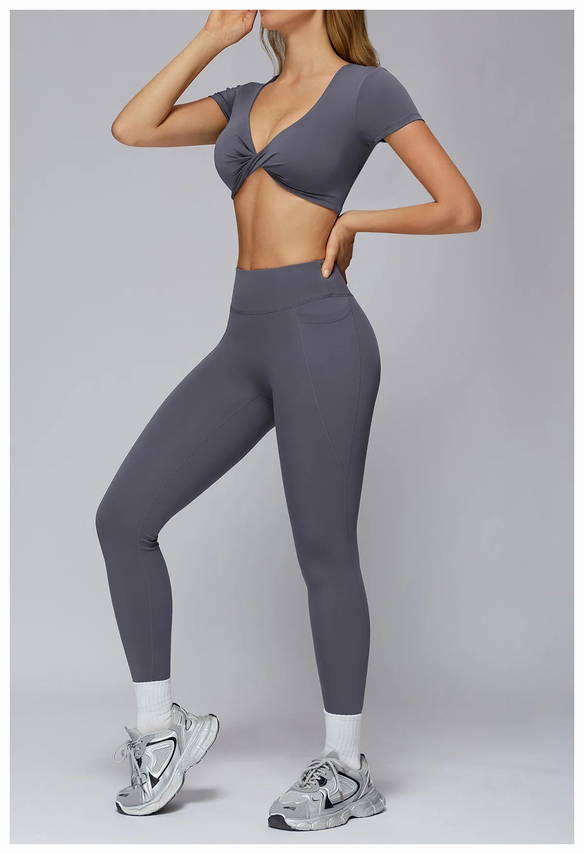 Sports Bra Women's Set 2PCS Professional Fitness Tank Top Bra Shockproof Running Leggings Yoga Suit Beautiful Back Bra Clothing