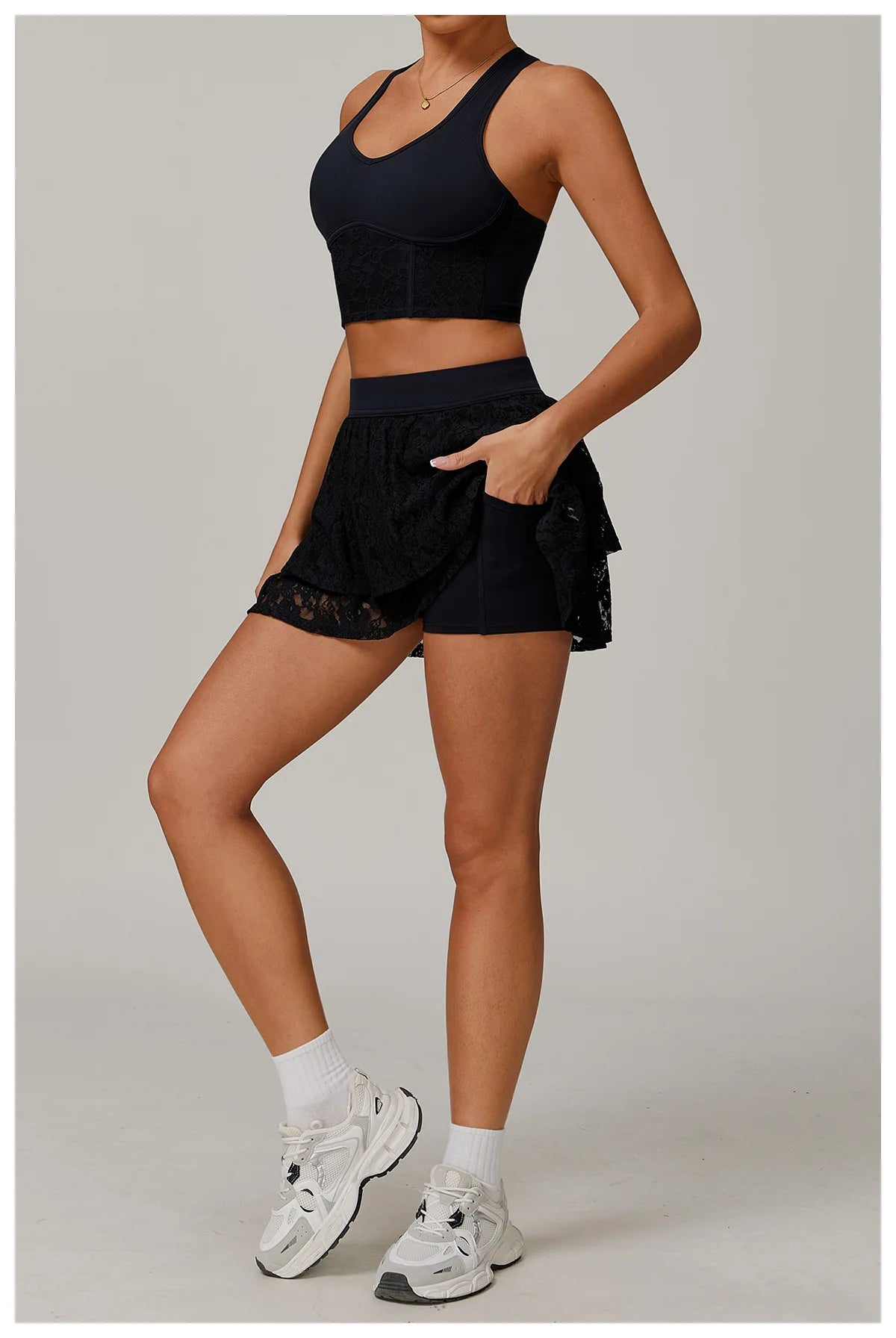 Women Sports Bra Lace Top Push Up Fitness Yoga Underwear Sport Tops For Women Breathable Running Vest Bralette Gym Wear Female