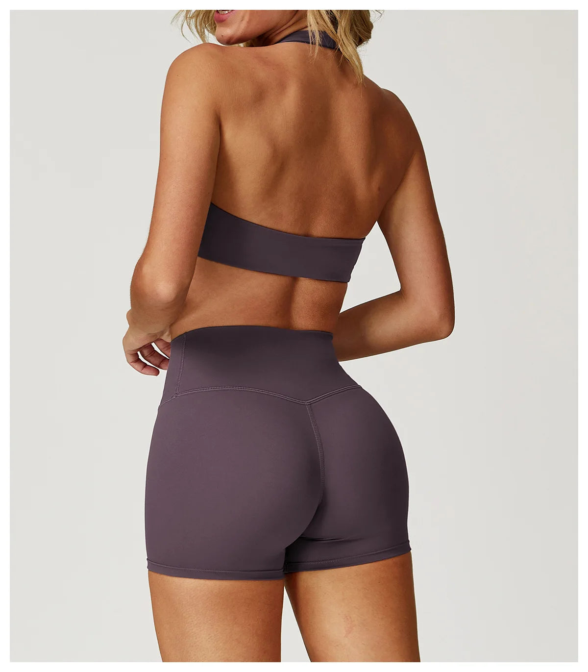 Sports Vest Impact Halter Top Yoga Underwear Backless Hanging Neck Sports Tank Top for Shaping Women's Tank Workout Push Up Top
