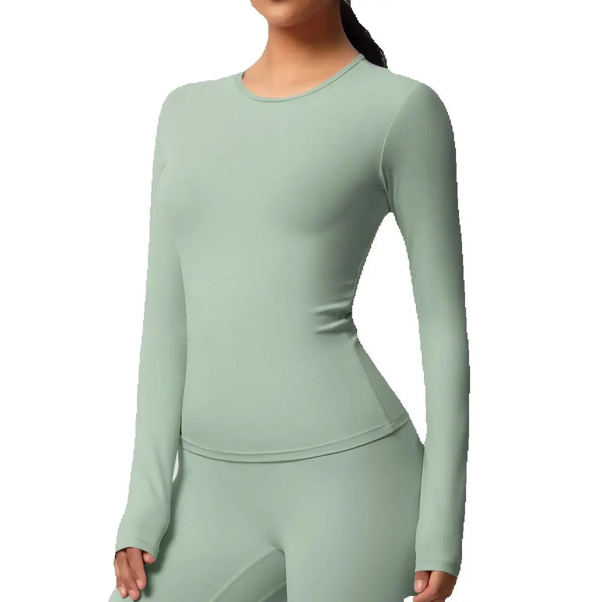 Yoga Shirts For Women Long Sleeve Fitness Running Push Up Gym Clothes Workout Dry Fit Breathable High Elastic Sports Top