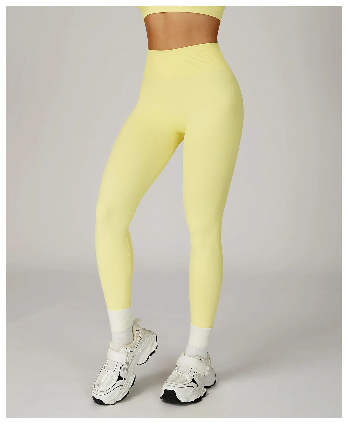 Seamless High Waist Solid Leggings Women Slim Tights Fitness Yoga Elastic Leggings Push Up Butt Knit Fashion Gym Workout Pants