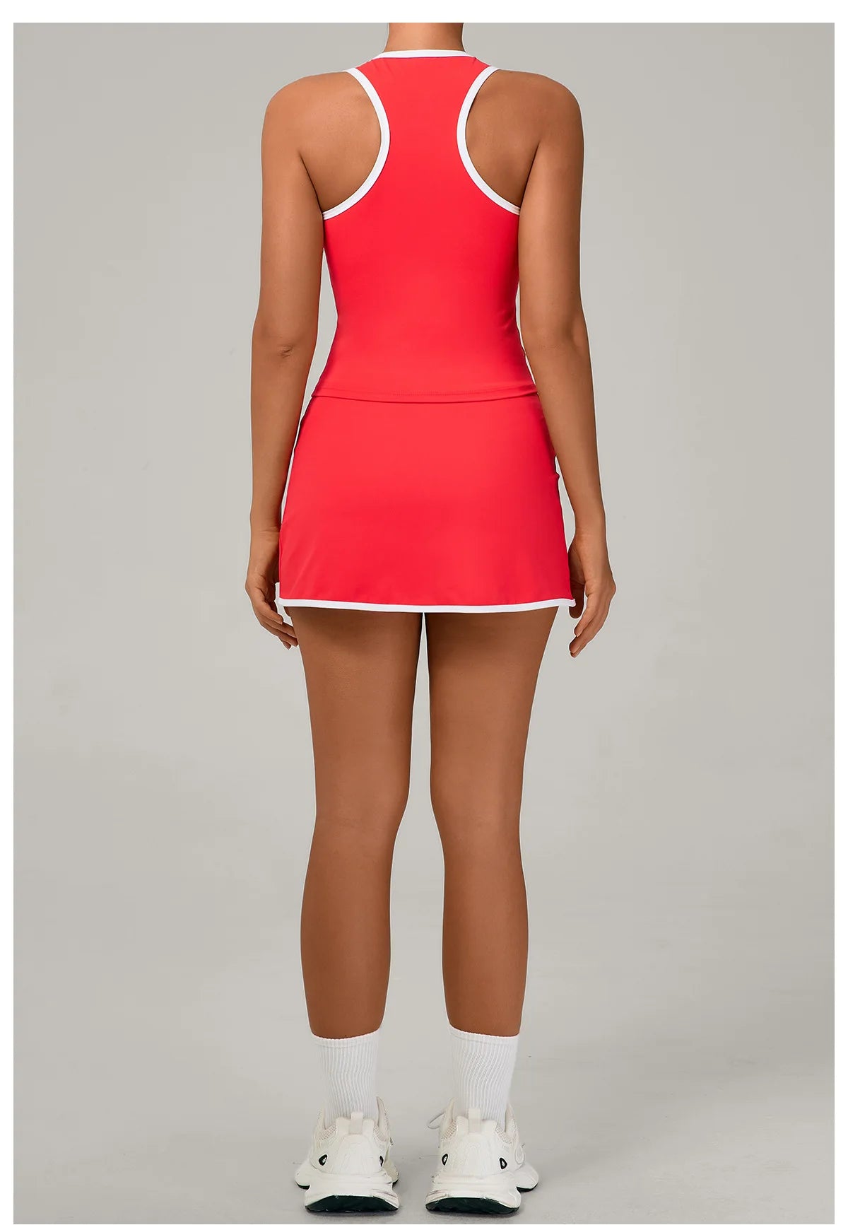 Yoga Set 2PCS Women Tracksuit Sexy Sport Bra High Waist Yoga Short Skirt Gym Clothes Fitness Sleeveless Workout Suit Sporstwear