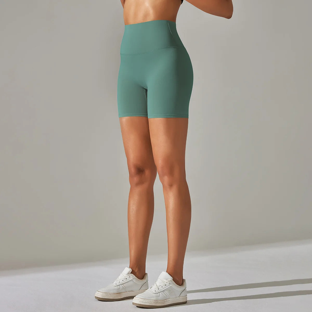 Seamless Yoga Shorts Women Fitness Shorts Running Cycling Shorts Breathable Sports Leggings High Waist Summer Workout Gym Shorts