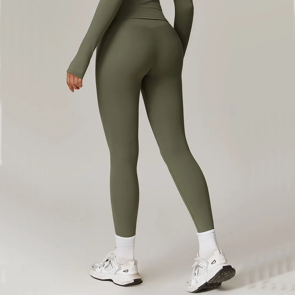 Yoga Leggings Women Hips Lifting Gym Leggings Sport Pants High Waist Fitness Leggings Bubble Butt Workout Tights Running Pants