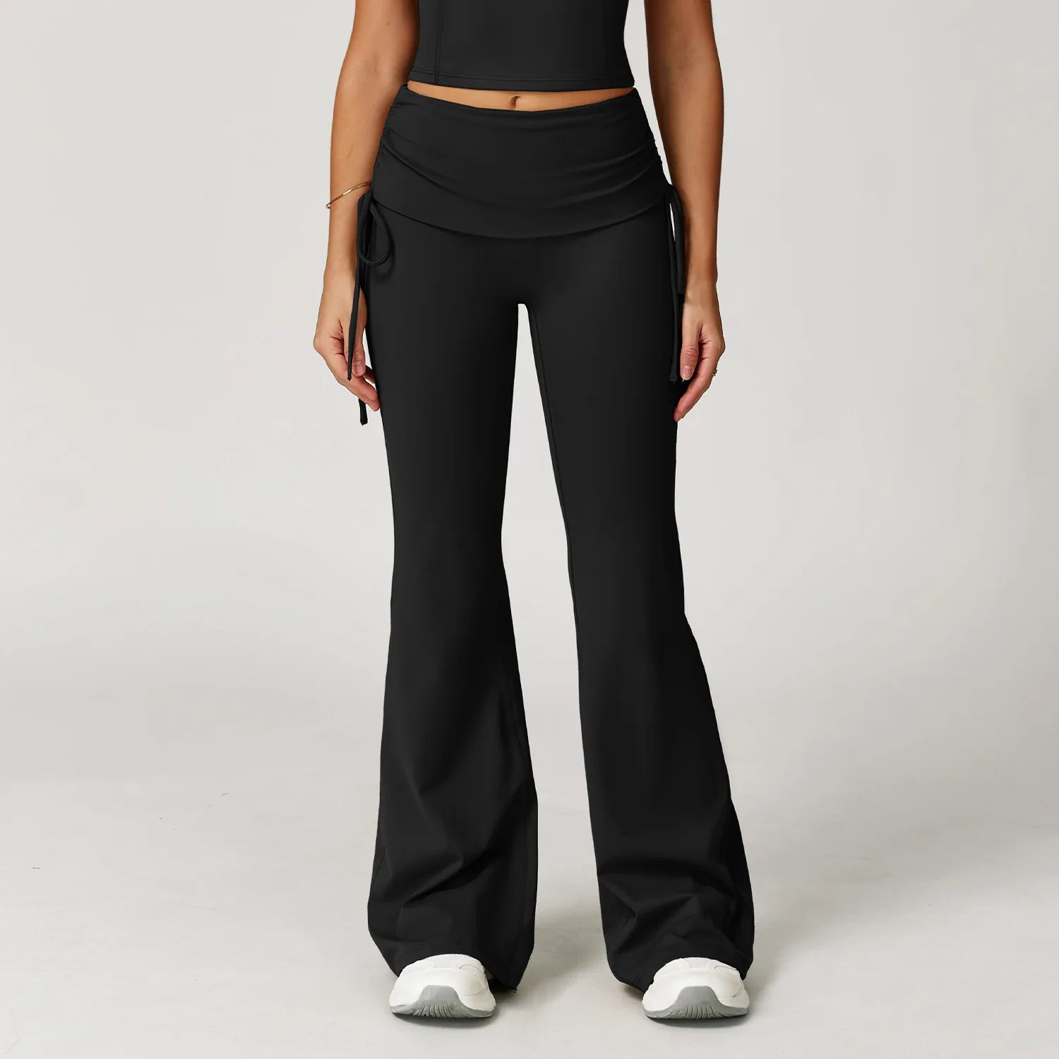 Yoga Bell-bottoms Gym Leggings Women Wide Leg Pants High Waist Booty Lifting Leggings Pants Women Sports Clothing Fitness Wear