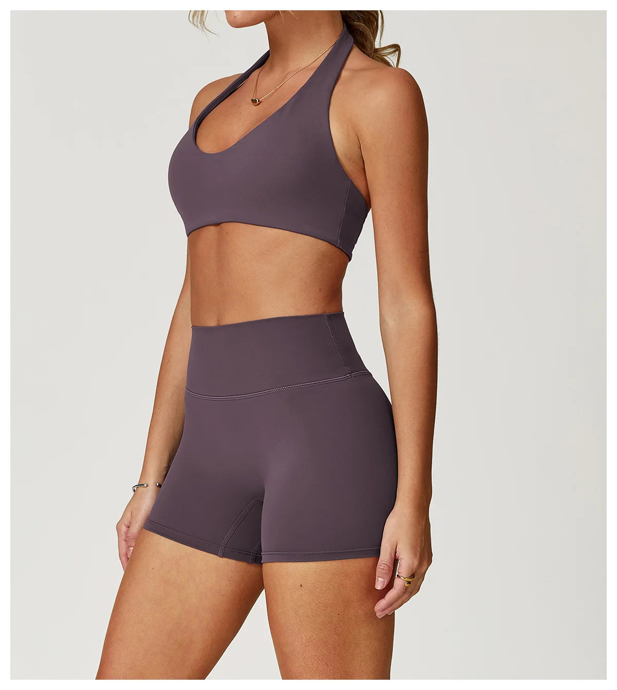 Sports Vest Impact Halter Top Yoga Underwear Backless Hanging Neck Sports Tank Top for Shaping Women's Tank Workout Push Up Top