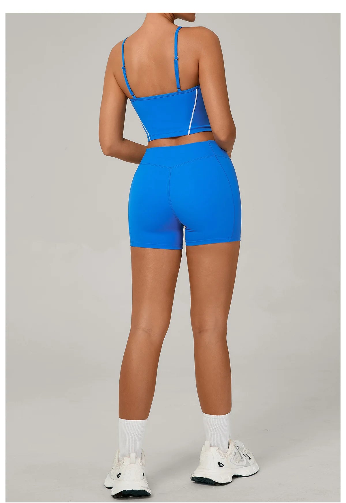2 Pieces Yoga Sport Set Women Tracksuit Sports Bra Shorts Yoga Set Comfort Elastic Sportsuit Workout Outfit Fitness Gym Clothes