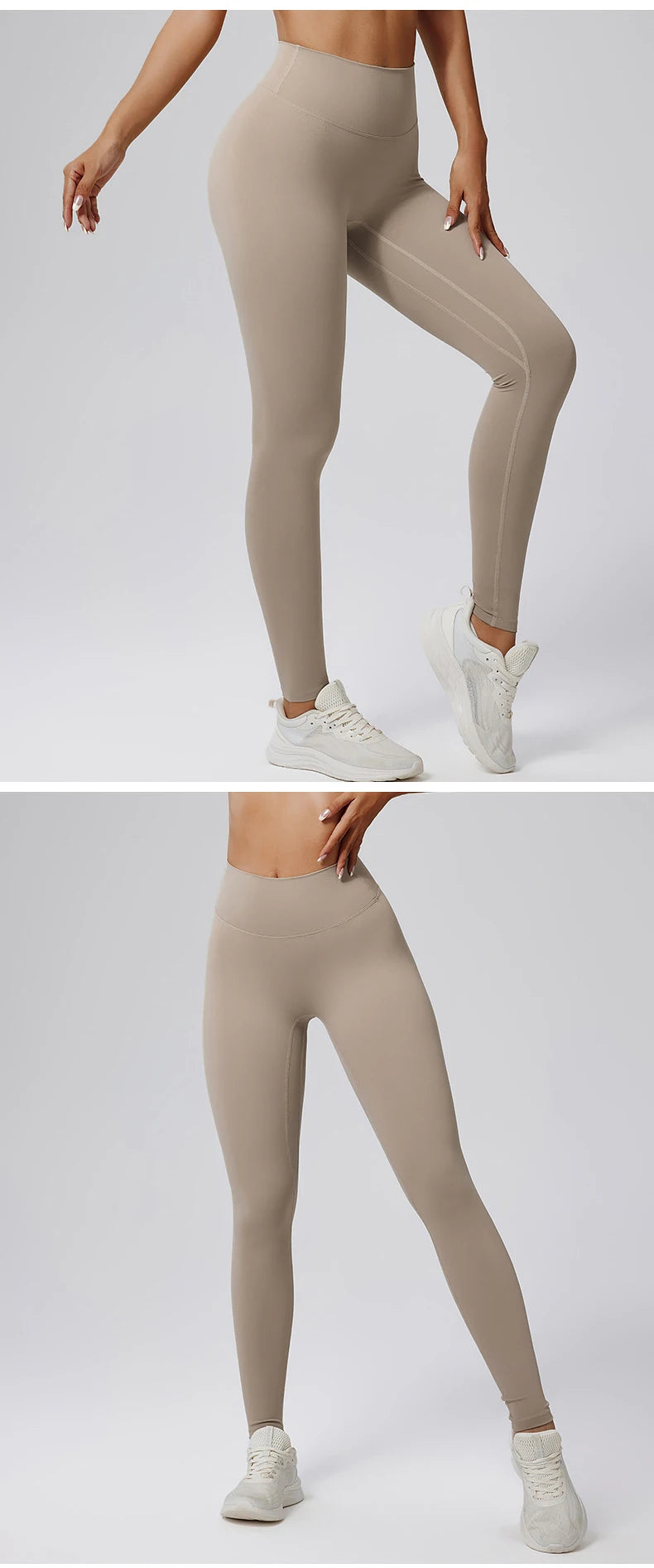 High Waist Solid Leggings Women Slim Tights Fitness Elastic Yoga Leggings Push Up Butt Knit Fashion Gym Push Up Workout Pants