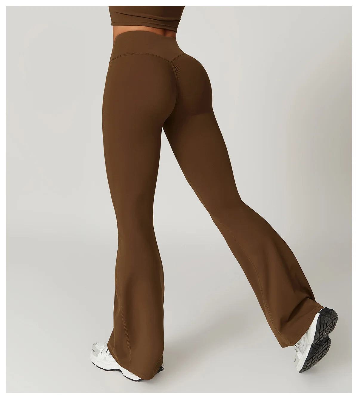 Flare Leggings Yoga Pants Women Bell-bottoms Yoga Tights High Waist Fitness Pants Stretch Gym Workout Sports Push Up Leggings