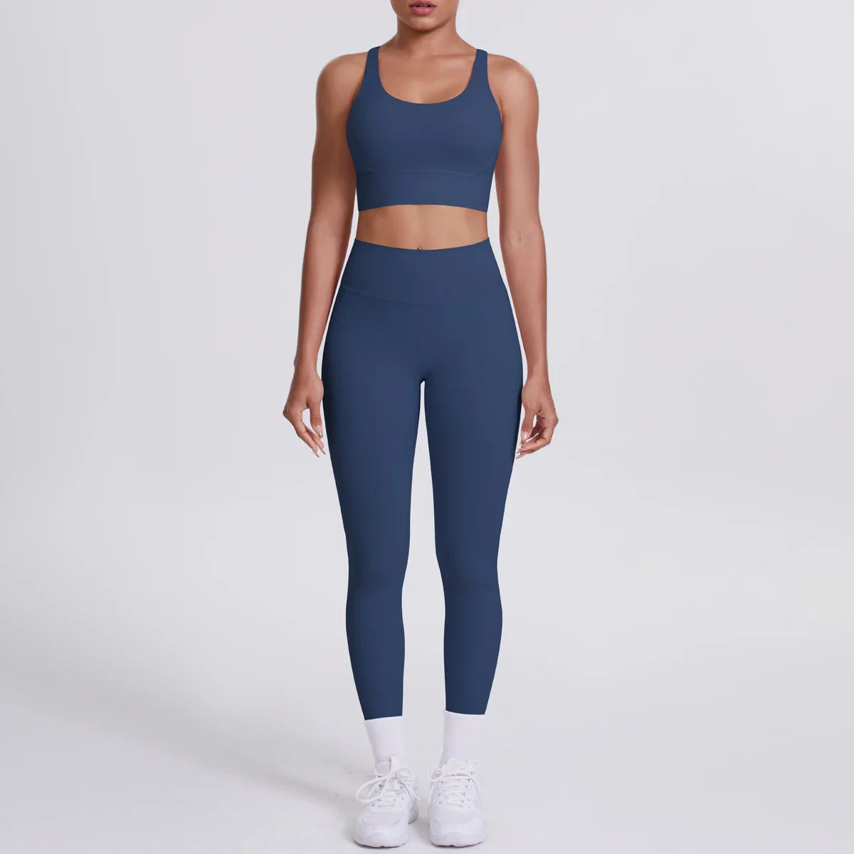 JJUREN Seamless Yoga Suit Women Tracksuit Sports Bra High Waist Leggings Yoga Outfit Gym Set Fitness Workout Clothes Sportswear