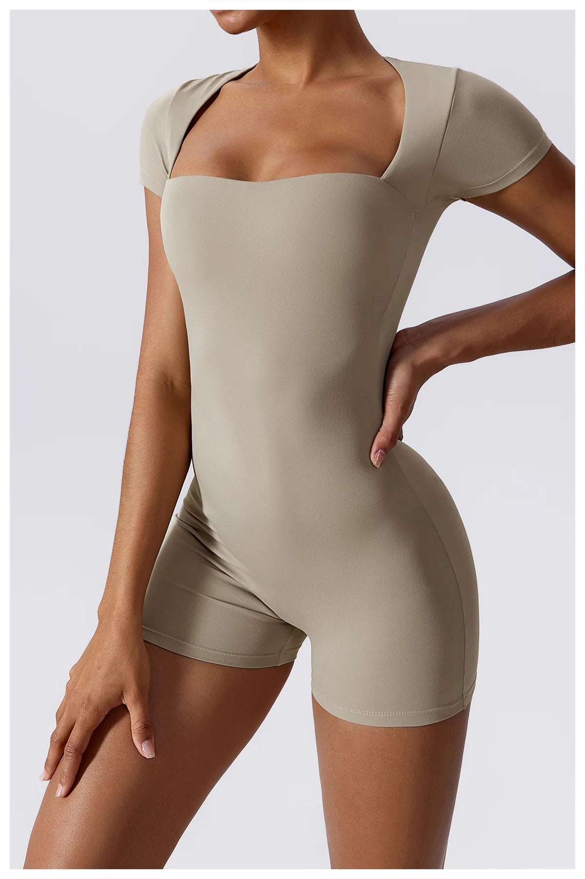 Yoga Set Women Jumpsuits Short One Piece Sports Suit Short Sleeve Gym Clothes Push Up Training Fitness Yoga Bodysuit Sportswear