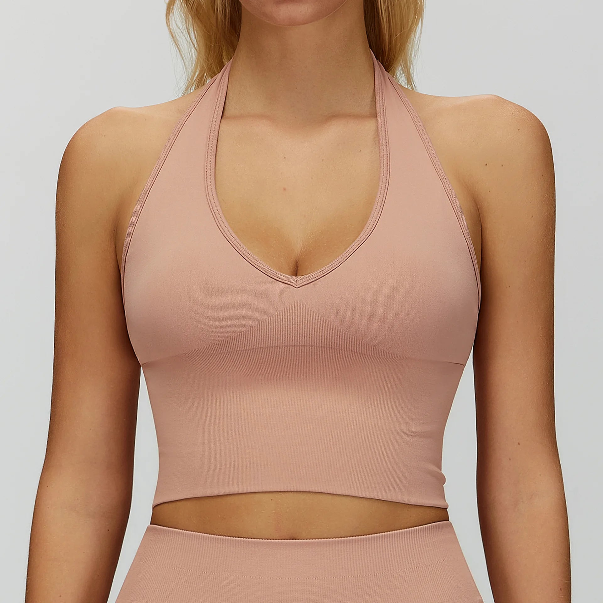 Seamless Fitness Bra Workout Tops Gym Underwear Fitness Sports Bras Sexy Athletic Sport Bra Women Backless Gym Yoga Crop Top
