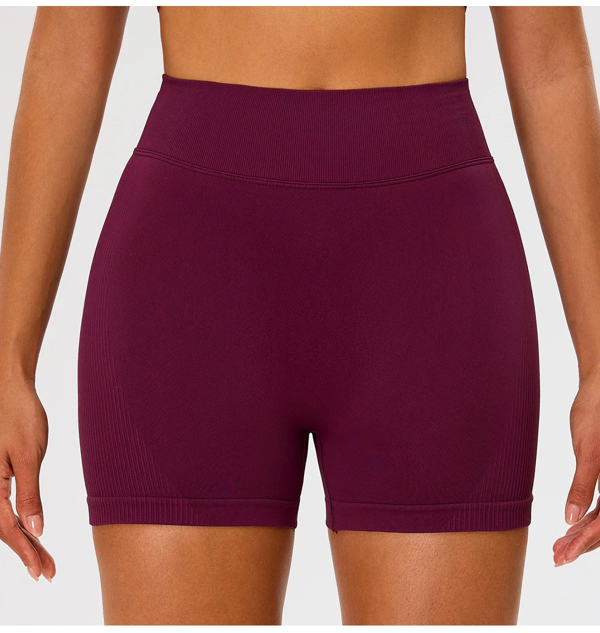 Seamless Yoga Shorts Women High Waist Workout Shorts Fitness Yoga Lift Butt Fitness Yoga Gym Running Sports Shorts Sportswear
