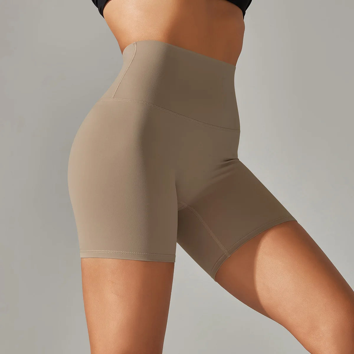 Seamless Yoga Shorts Women Fitness Shorts Running Cycling Shorts Breathable Sports Leggings High Waist Summer Workout Gym Shorts