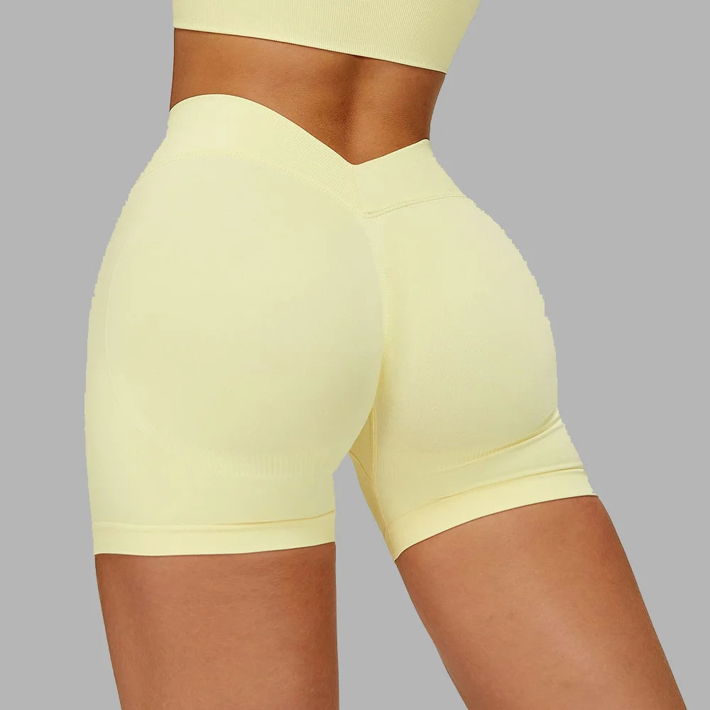 Seamless Sports Short Women Yoga Legging Shorts High Waist Fitness Tight Shorts Quick Drying Cycling Workout Shorts Gym Shorts