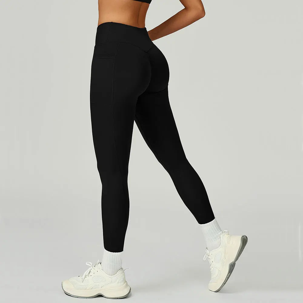 Cross Waist Head Gym Leggings Women Yoga Pants Sexy High Waist Booty Lifting Leggings Pants Women Sports Clothing Fitness Wear