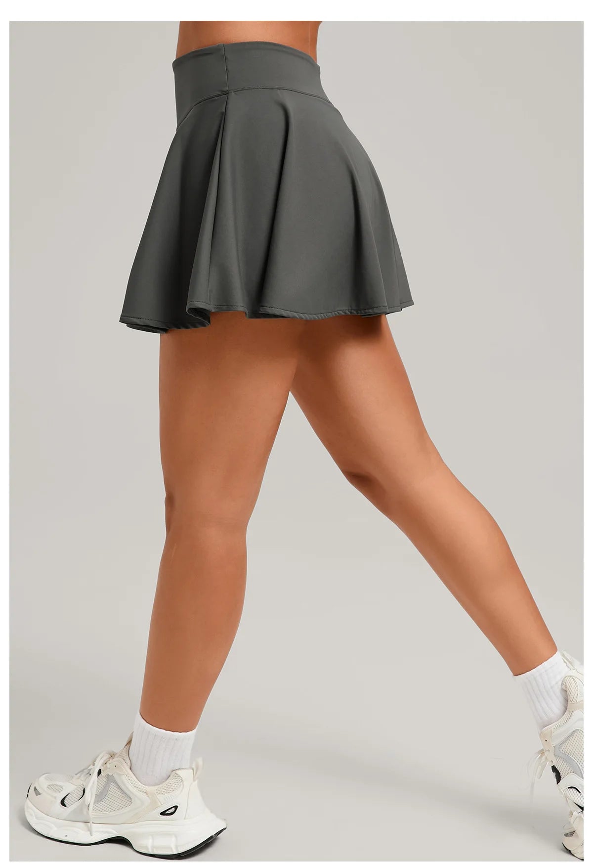 High Waisted Tennis Mini Skirt Women's Tennis Yoga Golf Sports Belt Safety Pants Pocket Comfortable and Breathable Sports Skirt