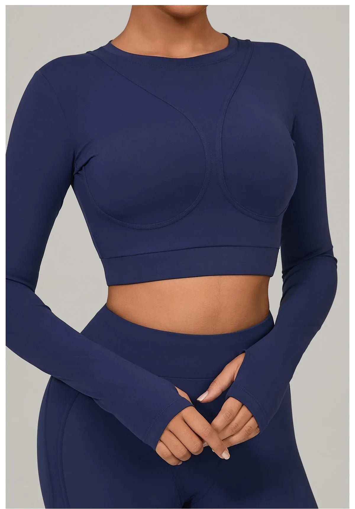 Women Yoga Shirts Crop Top Fitness Long Sleeves Push Up Shirts Women Yoga Sports Gym Clothes Running Quick-drying Workout Tops