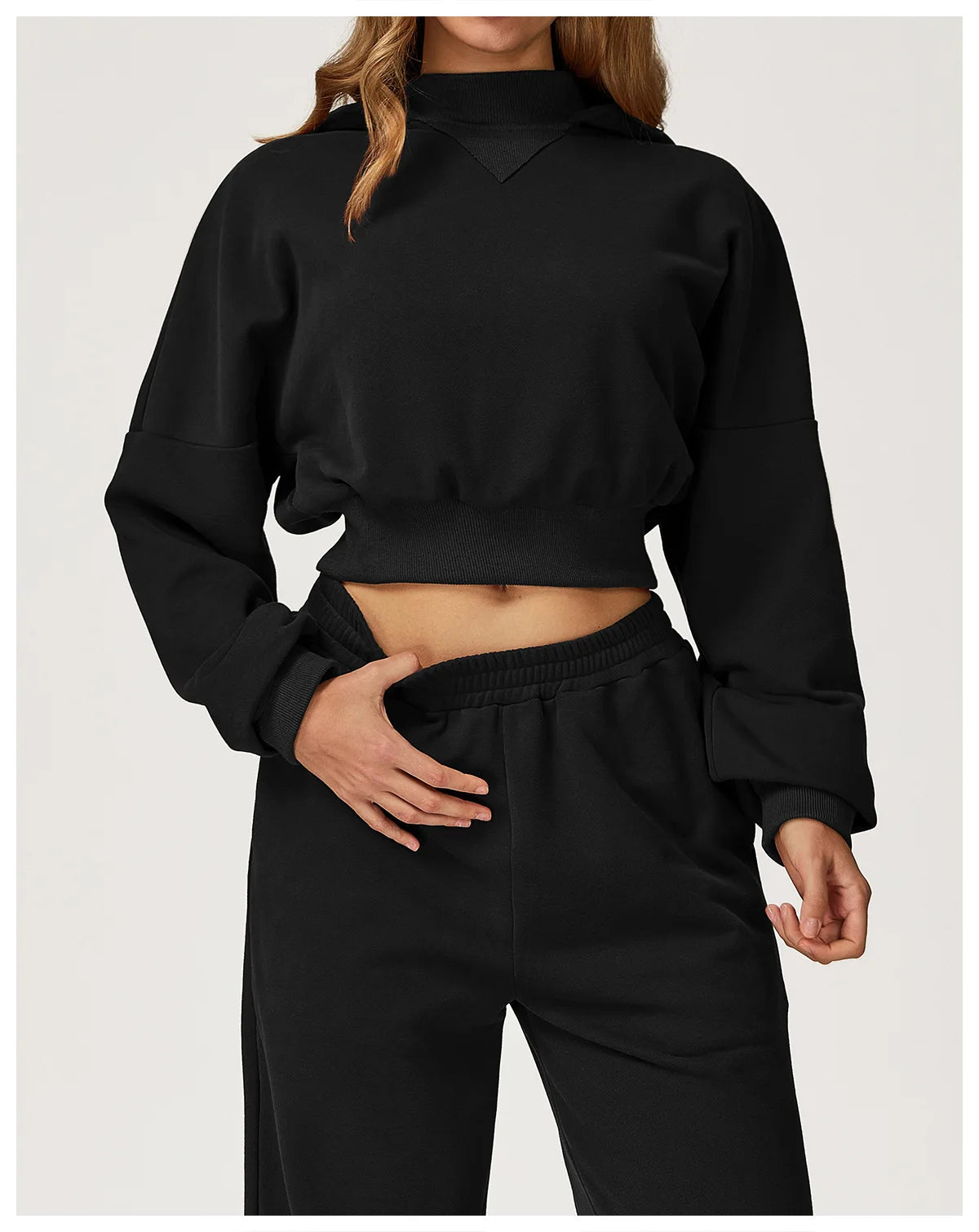 Long Sleeved Hooded Sweatshirt Winter Casual Loose Jacket Women's Long Sleeved Outdoor Running and Fitness Sportswear