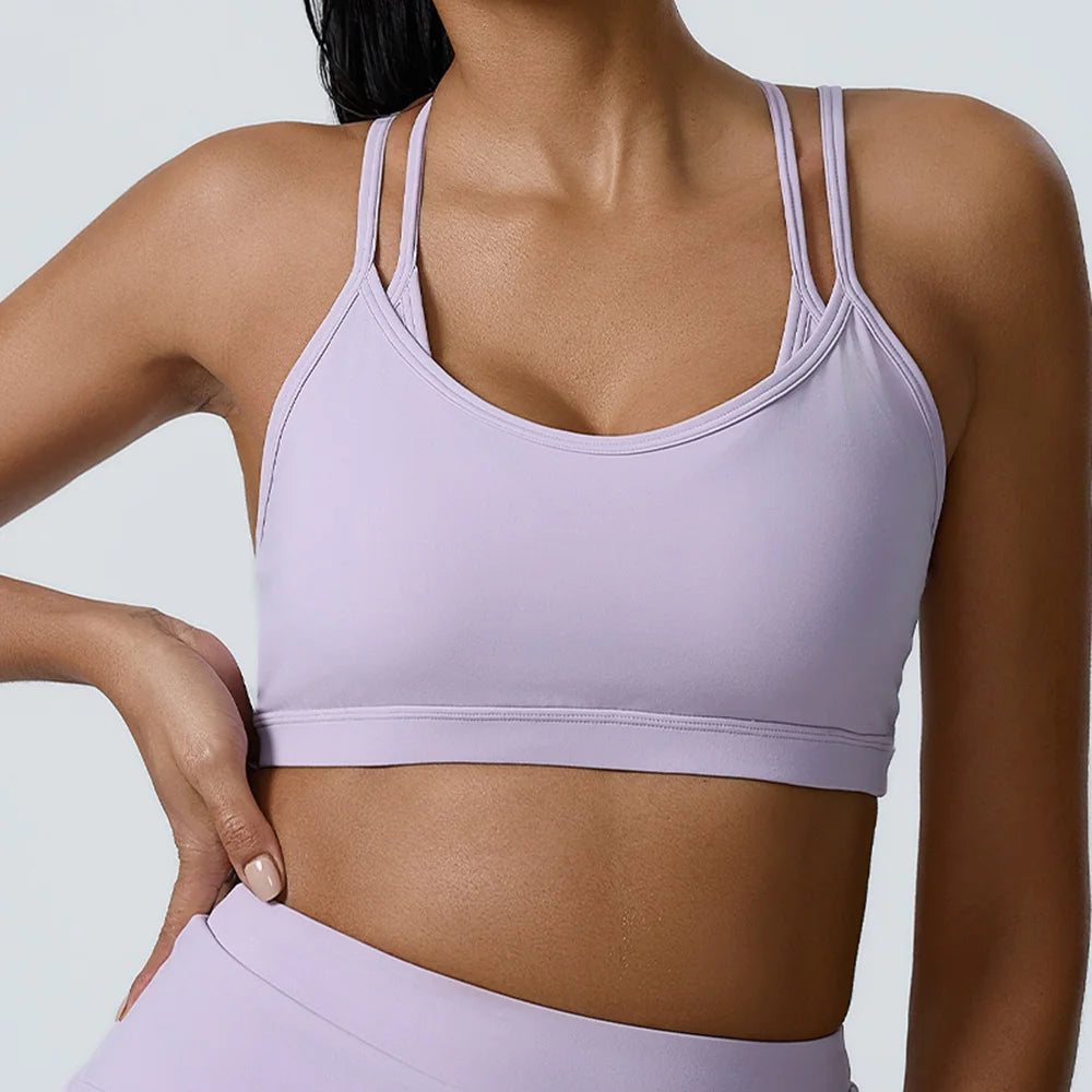 Women Fitness Underwear Yoga Bras Beautiful Back Sports Bras Top Women Bra Sexy Breathable For Women Gym High Strength Bra