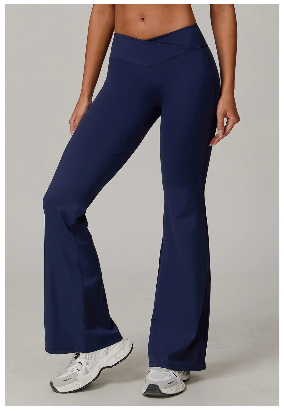 Wide Leg Pants Women Yoga Leggings Women Fitness Leggings Running Pant Sports Leggings High Waist Workout Tight Gym Bell-bottoms