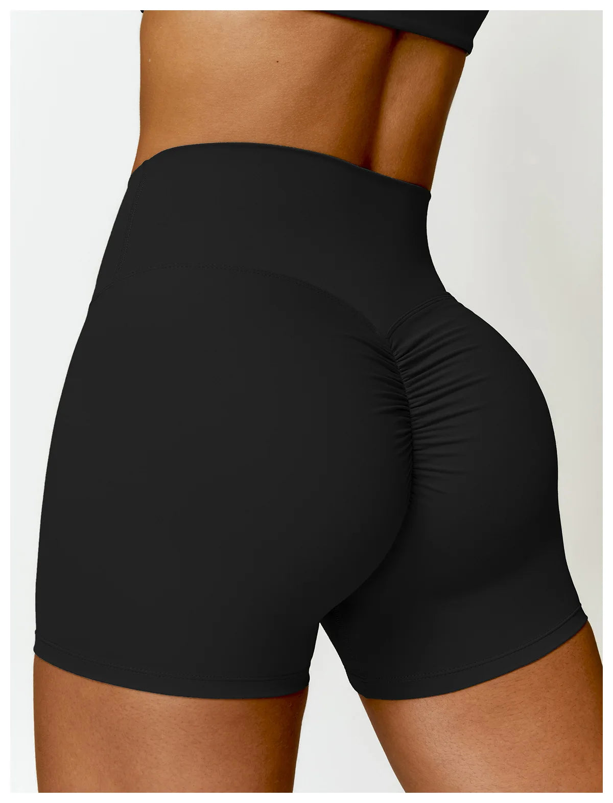 Women Sports Short Yoga Legging Shorts Squat Proof High Waist Fitness Tight Shorts Cycling Running Push Up Workout Gym Shorts