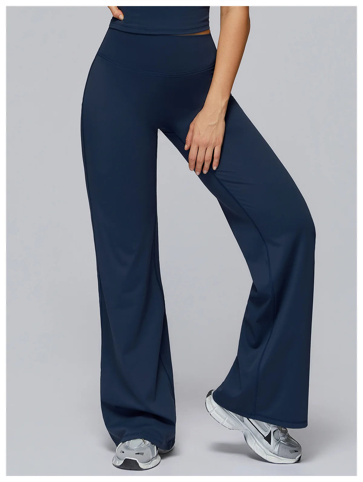 High Waist Flared Leggings Women Gym Fitness Yoga Pants Workout Runing Sport Leggings Women's Control Tummy Yoga Wide Leg Pants