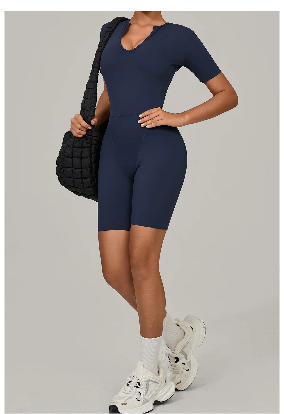 Summer Jumpsuits Short Sleeve Yoga Bodysuit Women Yoga Set Gym Tracksuit Push-up Rompers Workout Clothes Dance Fitness Bodysuit