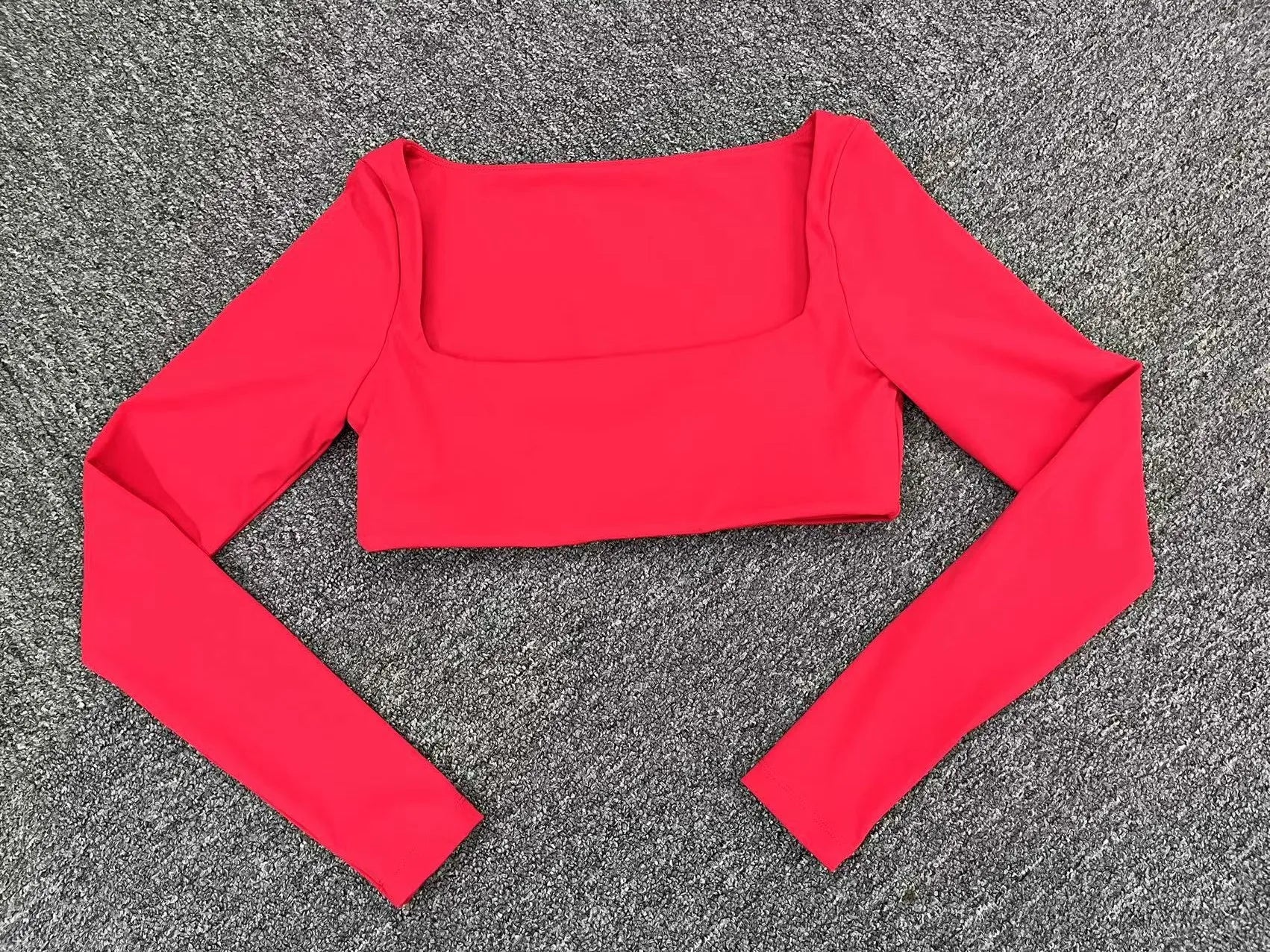 New Sport Shirt Women Clothes Sportswear Long Sleeve T-shirt for Fitness Yoga Wear Ladies Crop Top Gym Workout Top with Cups