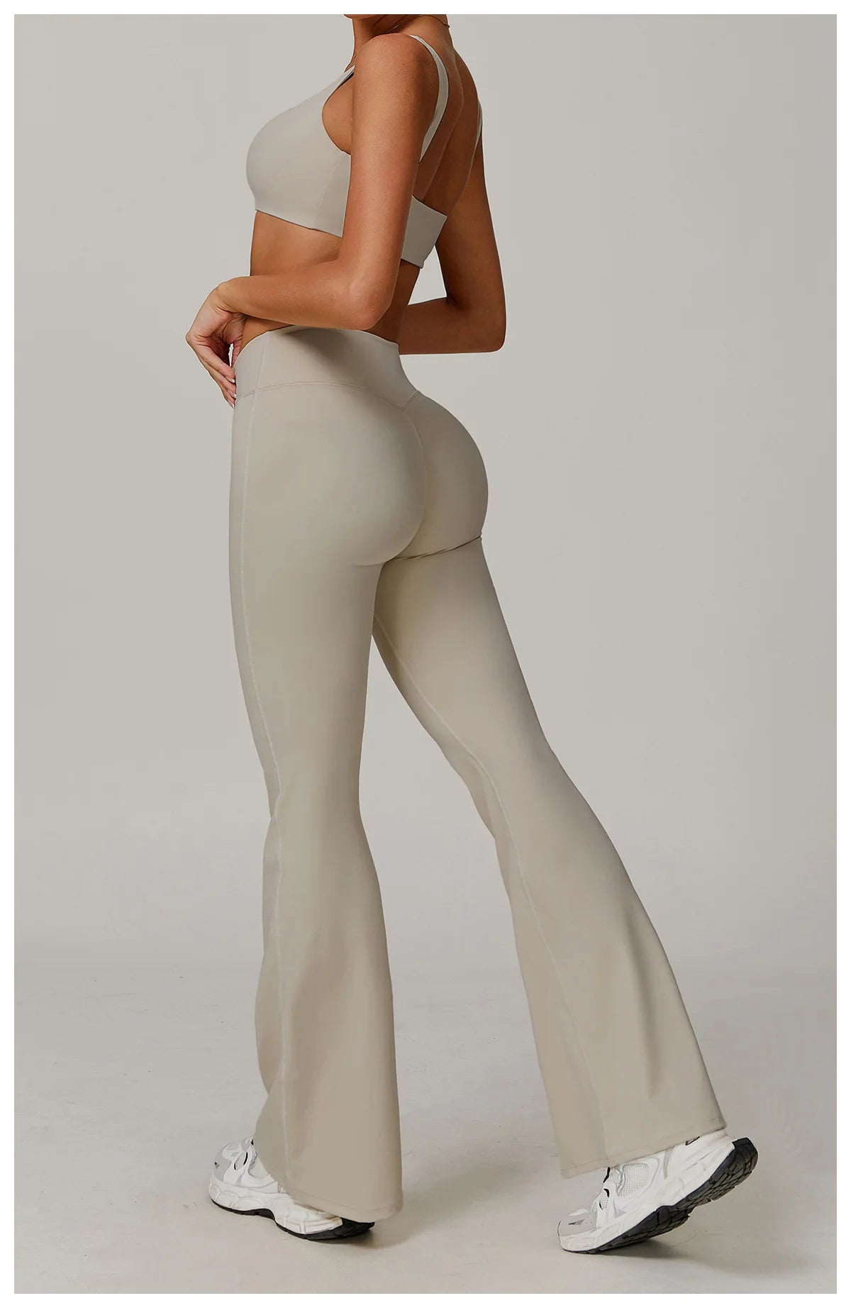 Wide Leg Pants Women Yoga Leggings Women Fitness Leggings Running Pant Sports Leggings High Waist Workout Tight Gym Bell-bottoms