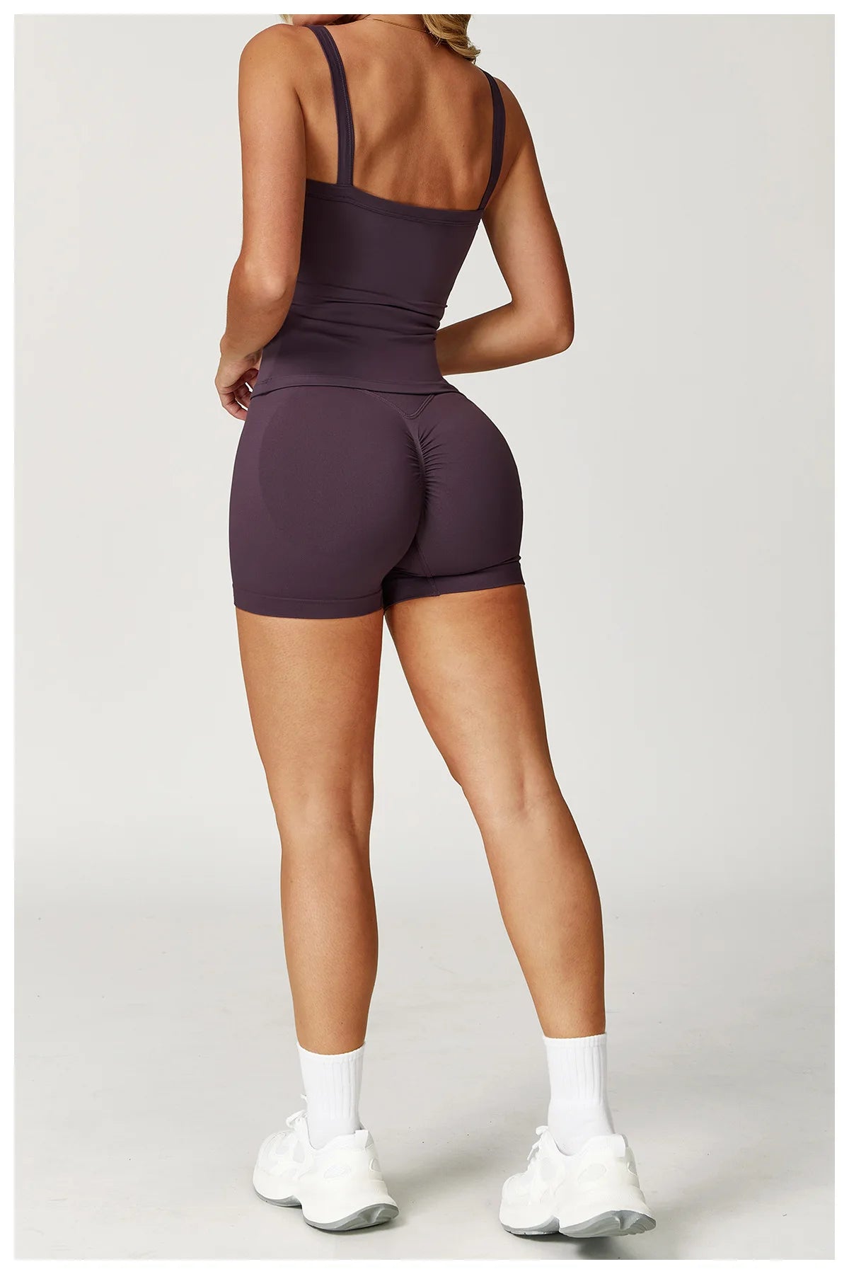 Women Tracksuit 2PCS Seamless Fitness Suit Yoga Sets Sportswear Workout Sports Bra High Waist Leggings Gym Clothing Sports Suits