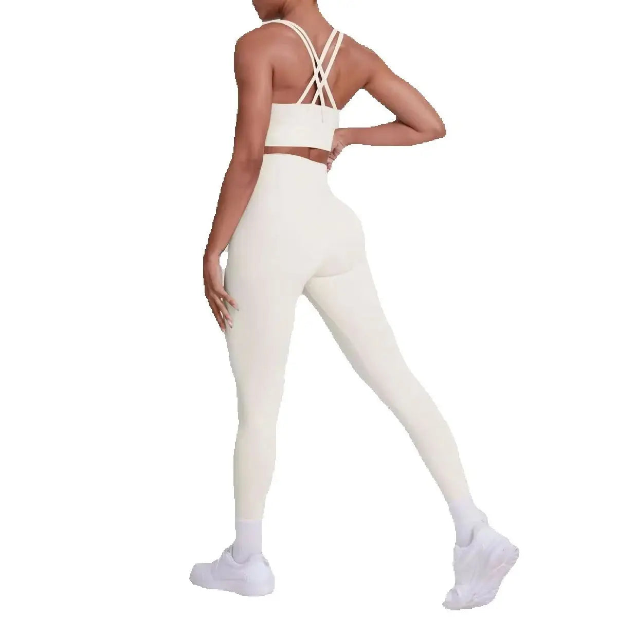 JJUREN Seamless Yoga Suit Women Tracksuit Sports Bra High Waist Leggings Yoga Outfit Gym Set Fitness Workout Clothes Sportswear