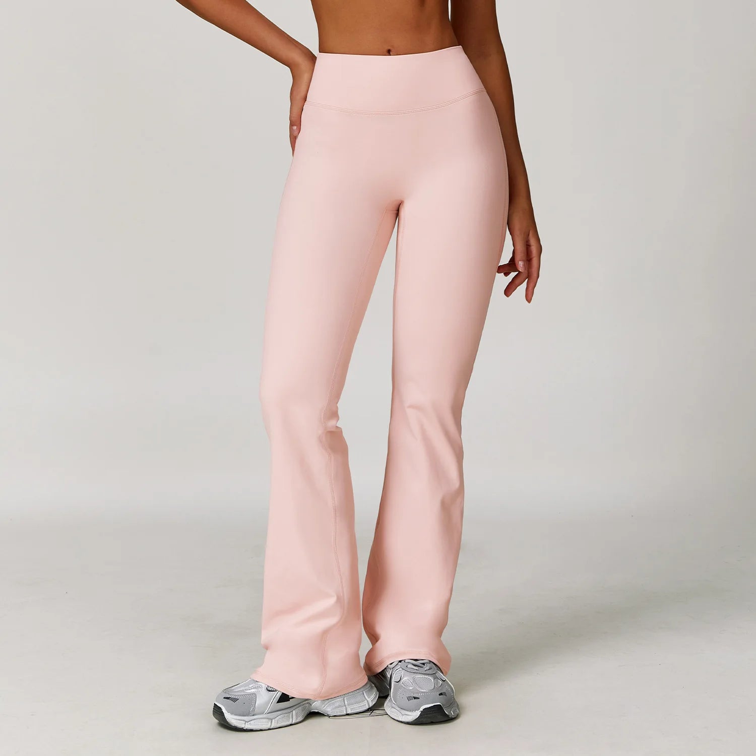 Wide Leg Pants Women Bell-bottoms High Waist Yoga Leggings High Stretchy Butt Lifting Breathable Sports Pants Women Gym Leggings