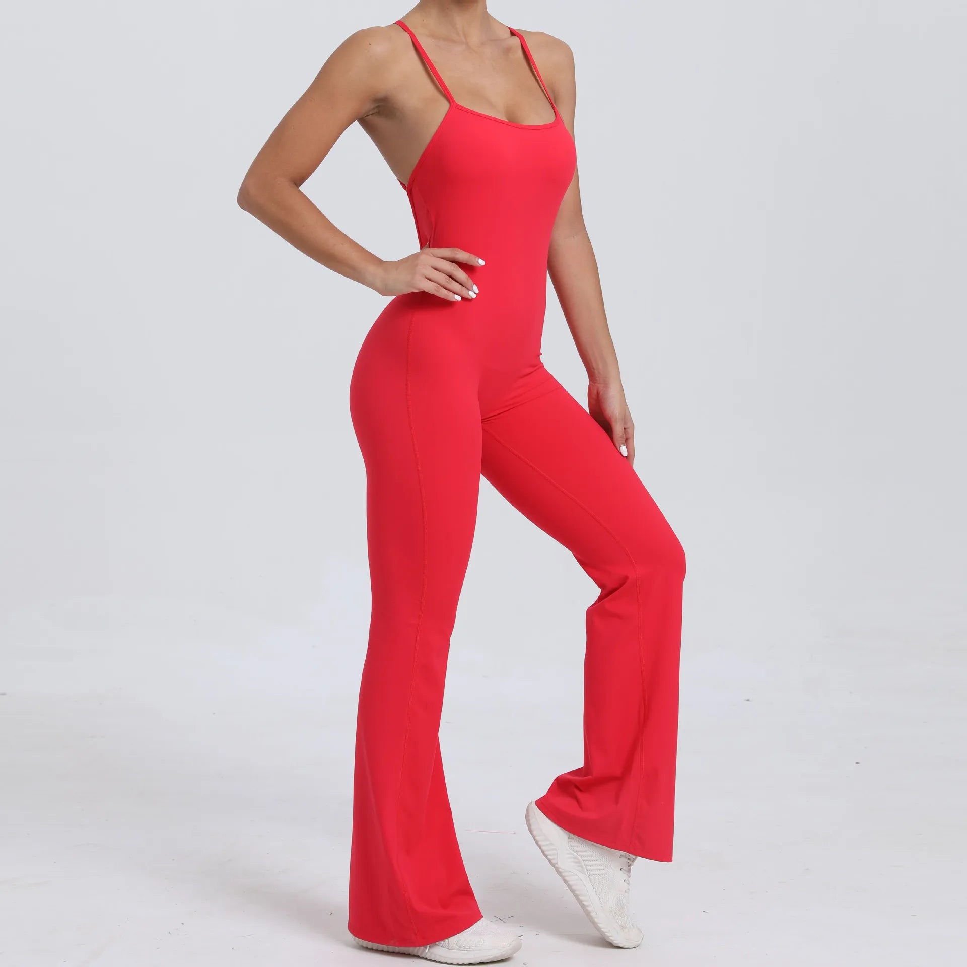 Workout Clothes Women Tracksuit Yoga Set Backless Jumpsuits One Piece Fitness Workout Rompers Sportswear Push Up Gym Set