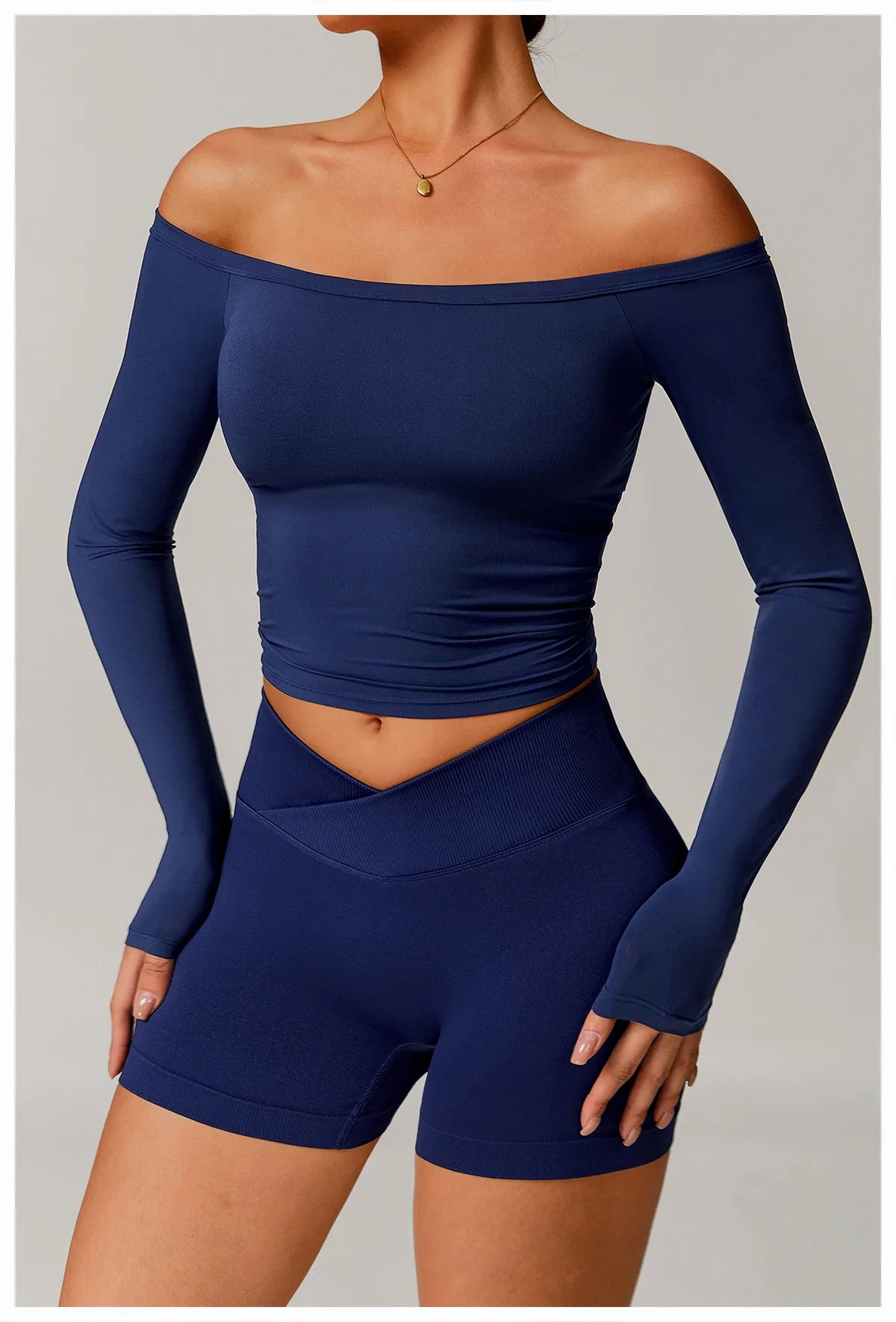 Sexy Yoga Shirts For Women Long Sleeve Fitness Running Push Up Gym Clothes Workout Dry Fit Breathable High Elastic Sports Top