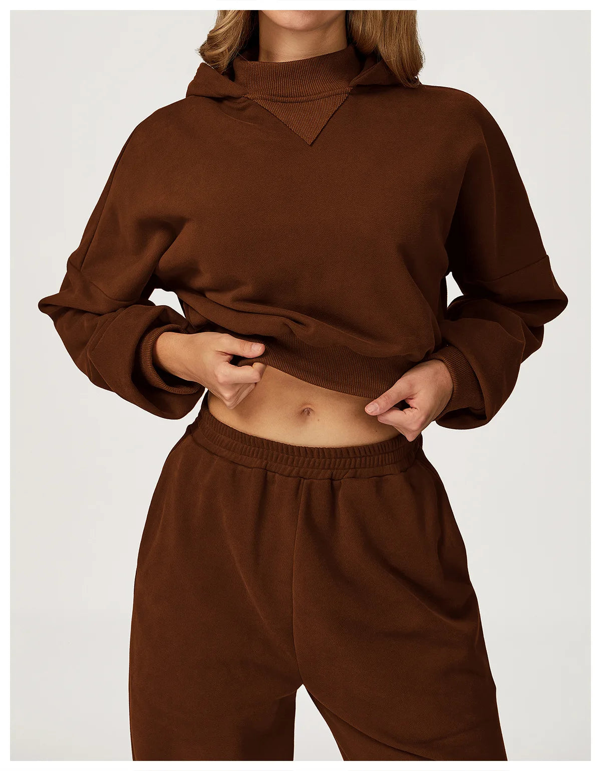 Long Sleeved Hooded Sweatshirt Winter Casual Loose Jacket Women's Long Sleeved Outdoor Running and Fitness Sportswear
