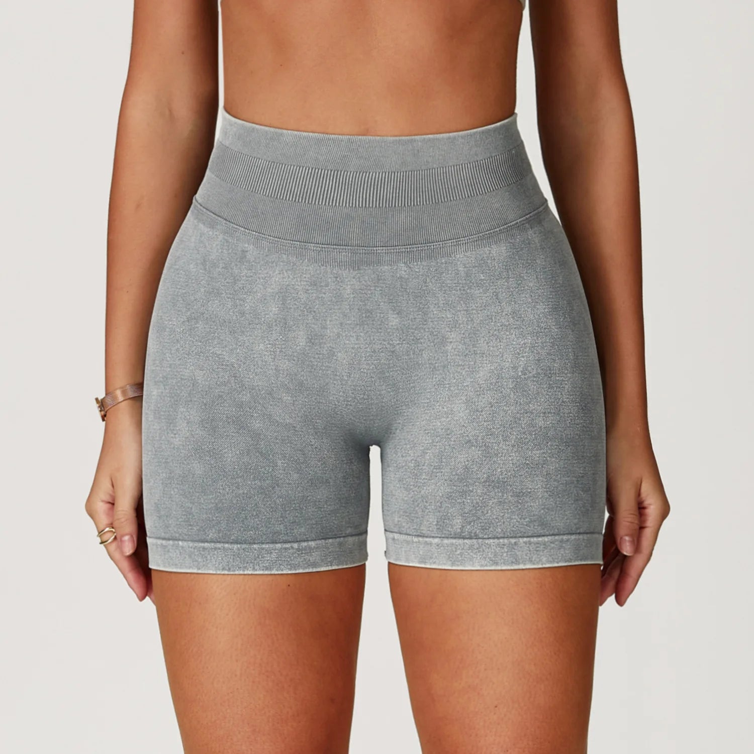 Sand Washed Yoga Shorts Women Yoga Shorts High Waist Workout Shorts Fitness Yoga Lift Butt Fitness Yoga Gym Running Short Pants