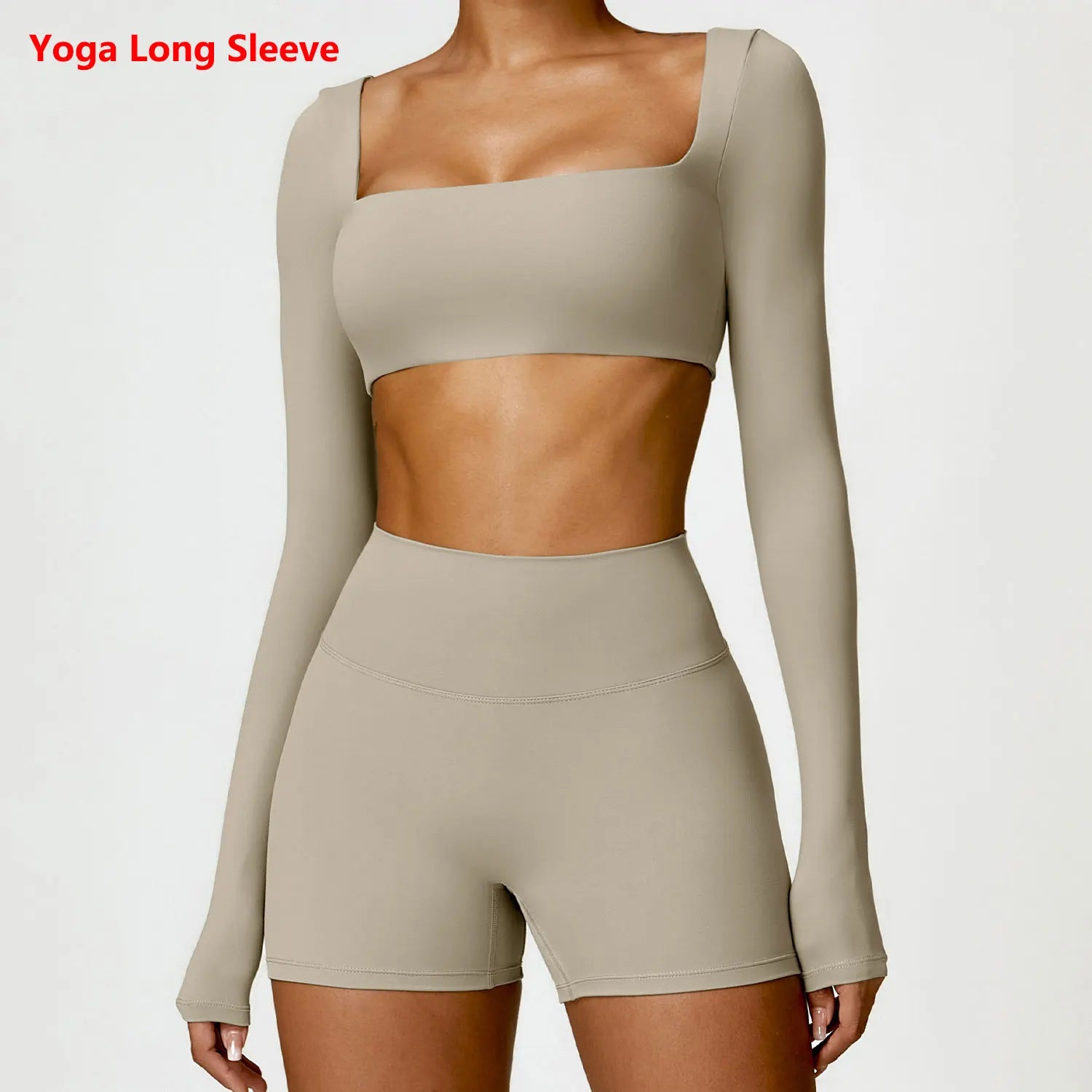 Winter Yoga Long sleeved Women's Outdoor Running Fitness Wear T-shirt Long sleeved Yoga Shirt Gym Push Up Workout Sports Top