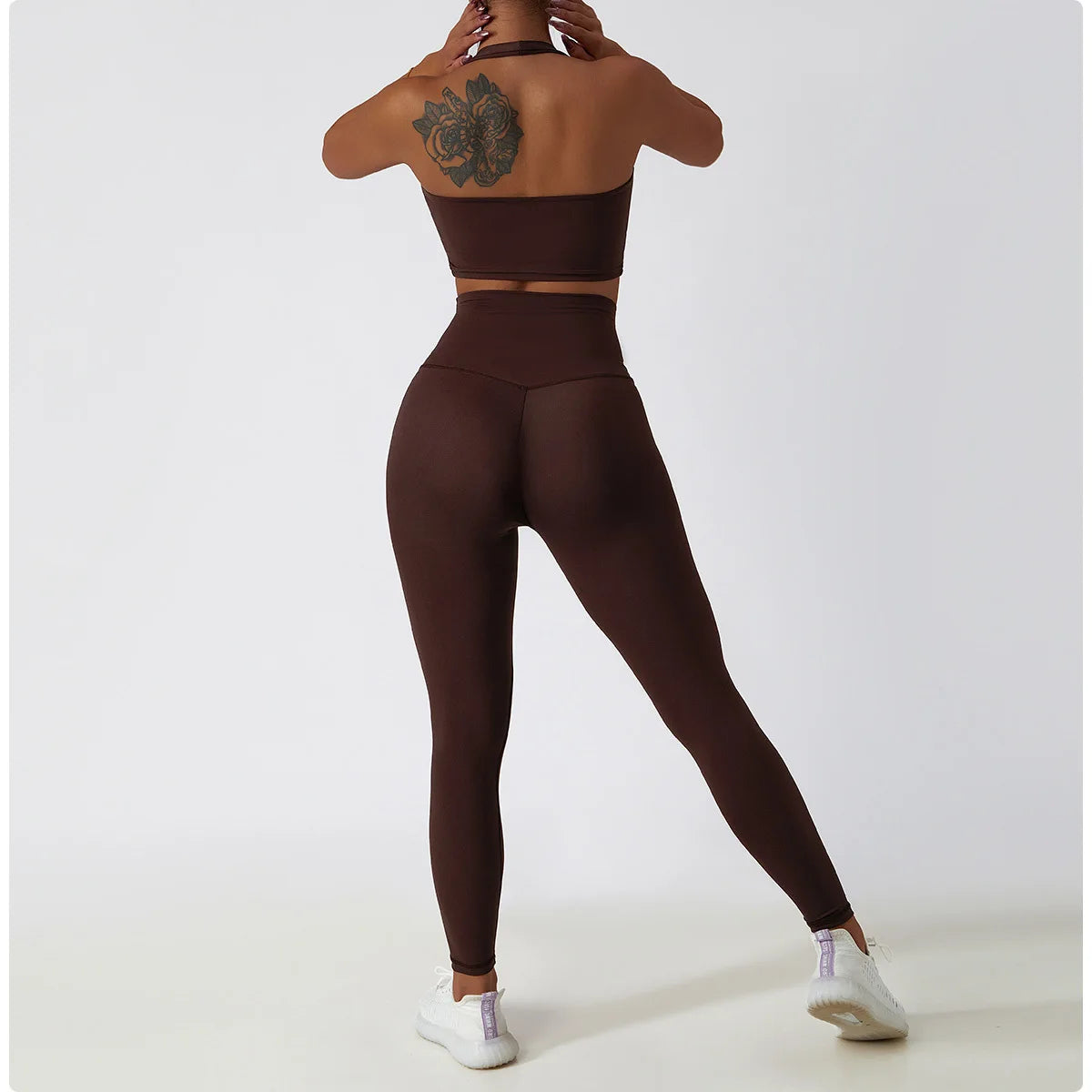 Women Yoga Leggings High Waist Yoga Pants Gym Pants Push Up Legging Athletic Fitness Workout Leggins Impact Running Sport Tights