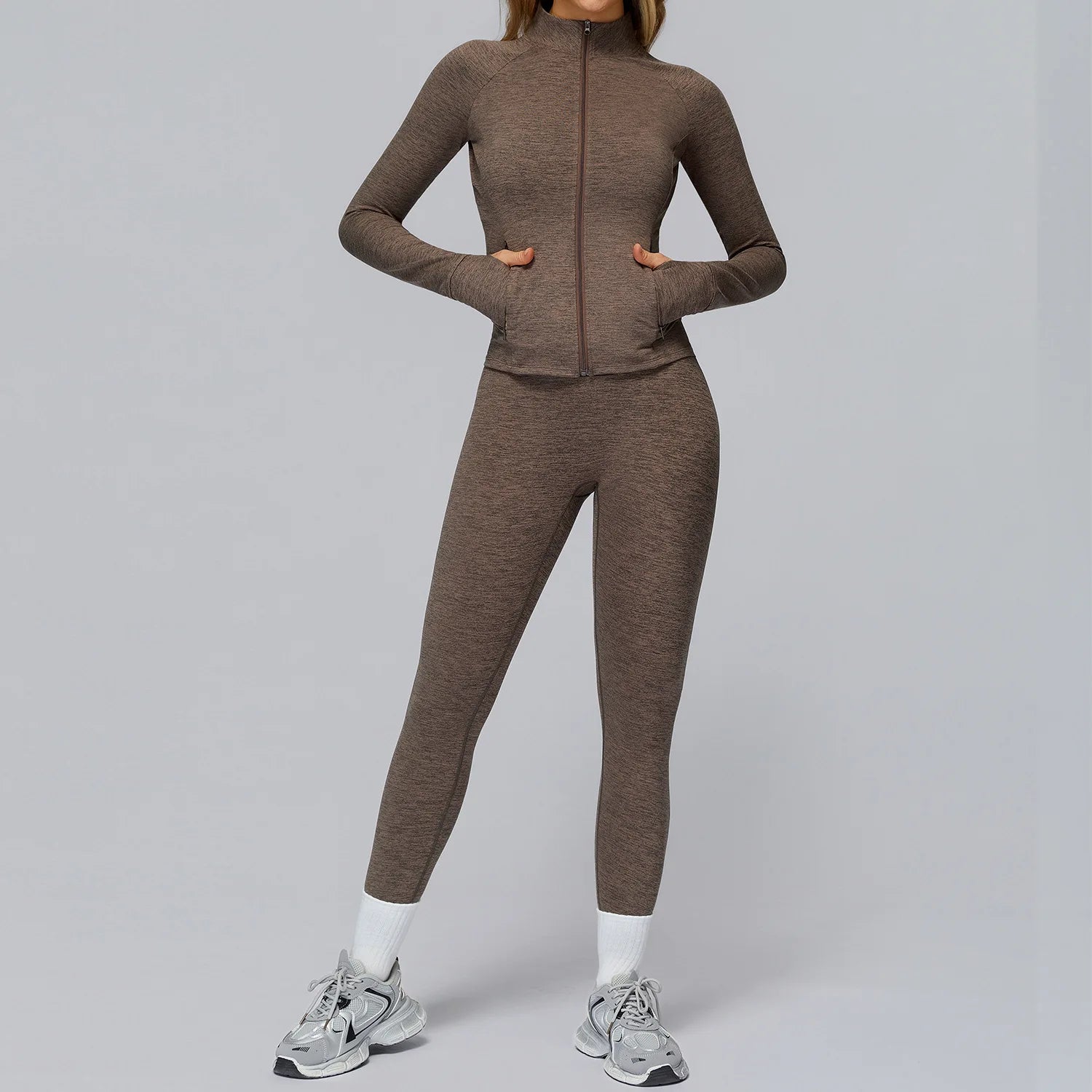 Yoga Suit 2/3PCS Sports Set Gym Set Women Tracksuit Running Workout Clothes Long Sleeve Sports Bra Athletic Wear Yoga Clothing