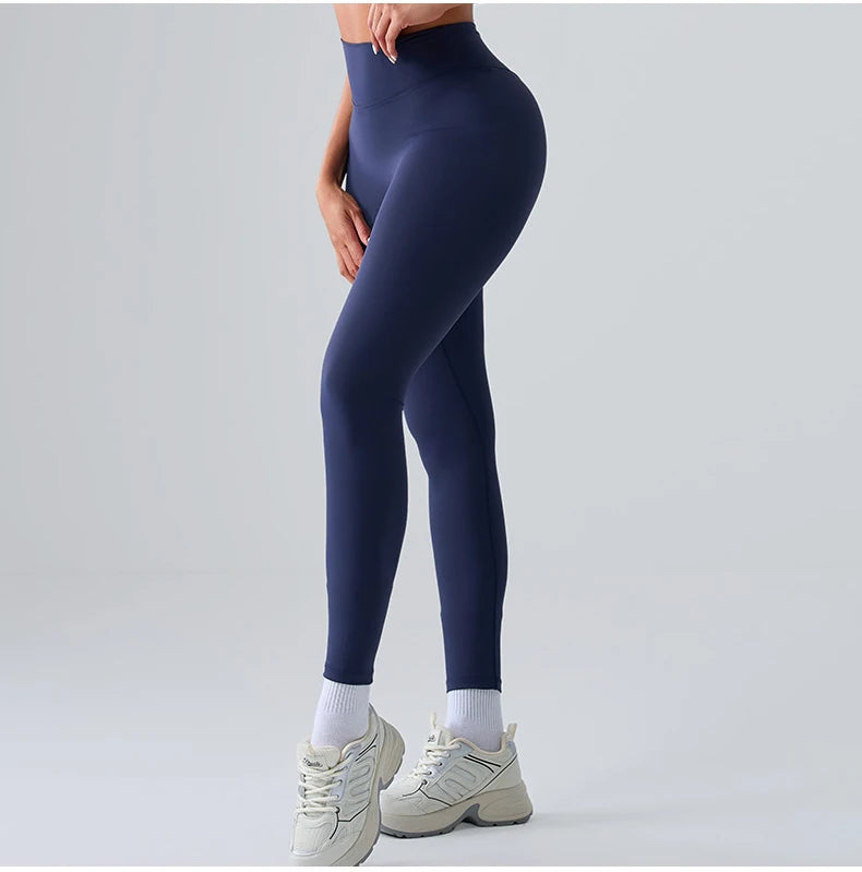 Women Yoga Leggings Fitness Leggings Running Cycling Pants Breathable Sports Leggings High Waist Leggings Workout Gym Clothing