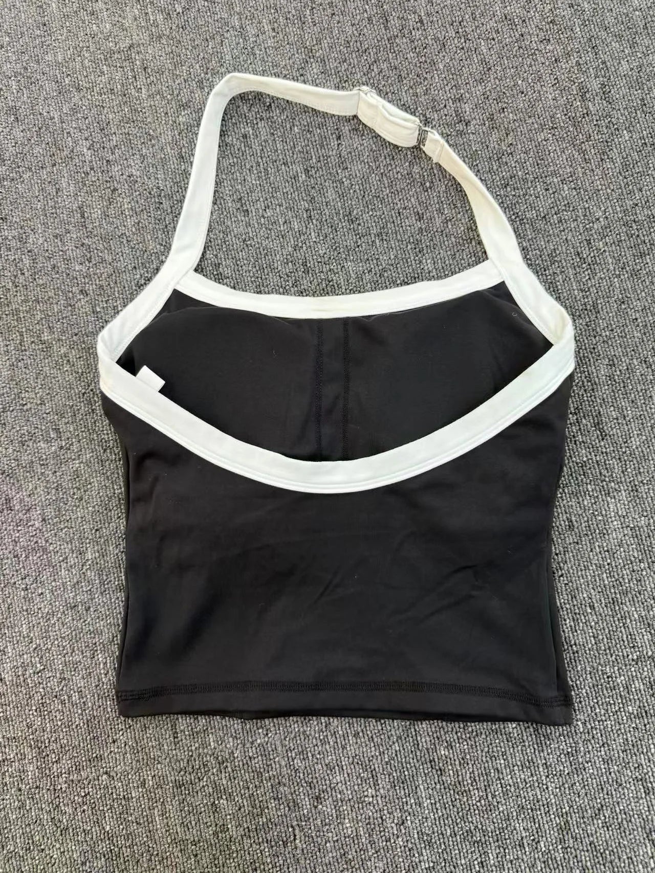 Women Sports Bra Hanging Neck Top Push Up Fitness Yoga Bra Color Blocked Underwear Gym Sport Tops Women Running Vest Bralette