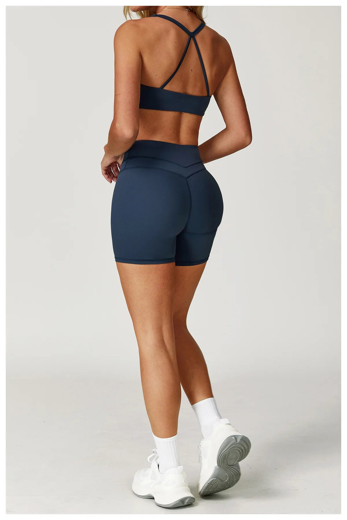 Women's Tracksuit 2PCS Fitness Suit Yoga Set Sportswear Workout Sports Bra High Waist Leggings Gym Clothing Seamless Sports Suit