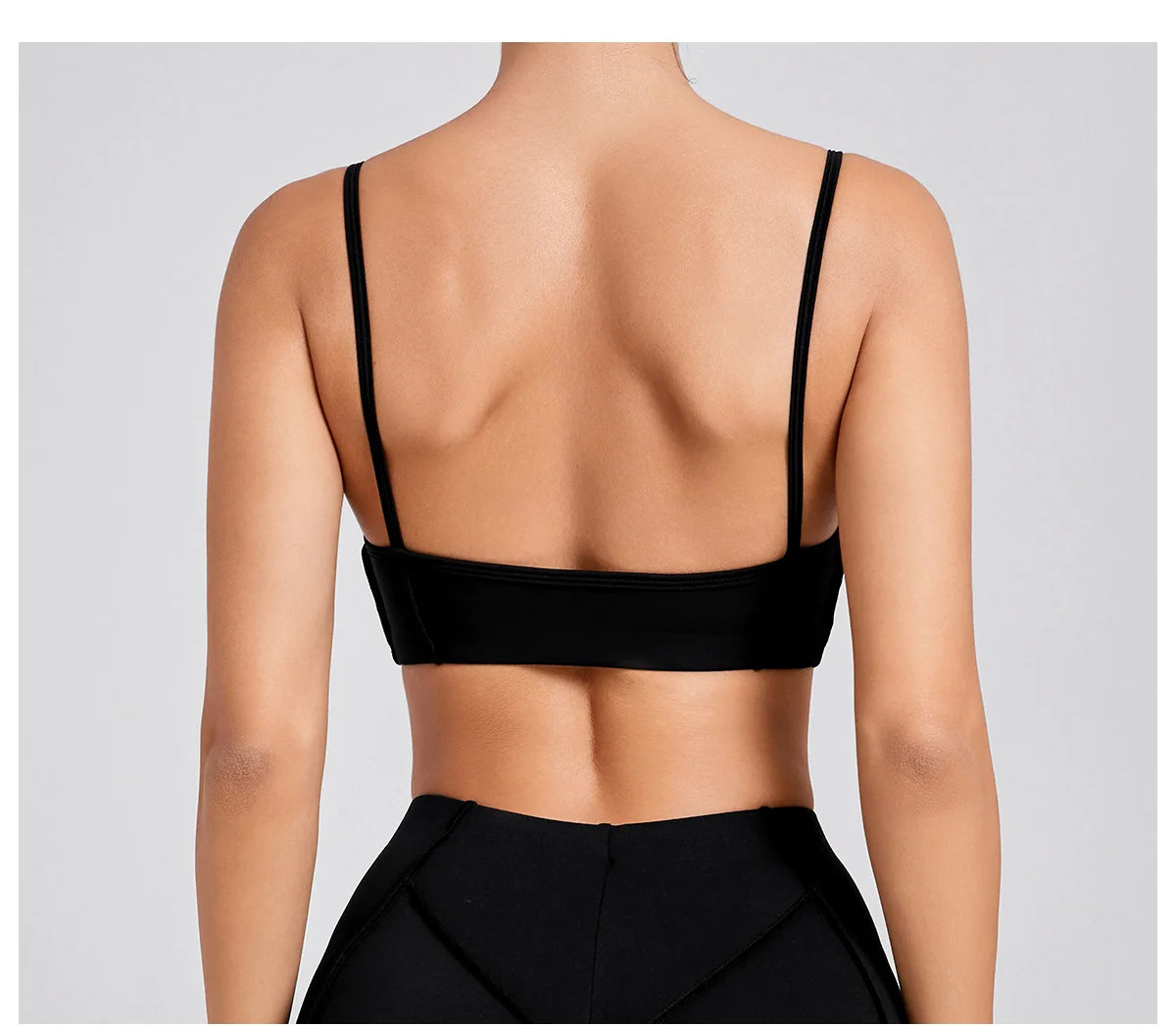 Sports Bra Anti-Sweat Fitness Top Women Yoga Bra Shockproof Crop Top Push Up High Strength Sport Bra Breathable Gym Workout Top