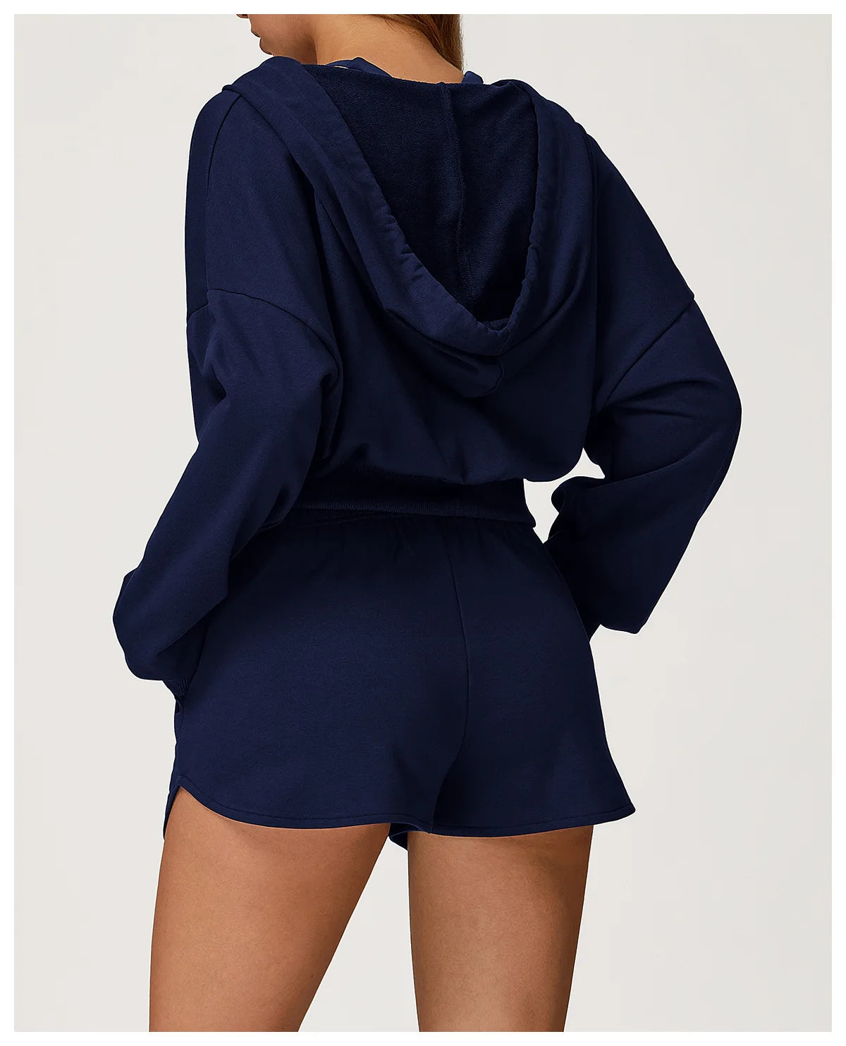 Winter Yoga Long Sleeved Women's Hooded Sweatshirt Zipper Windproof and Warm Casual Wweatshirt Women Outdoor Running Sportswear