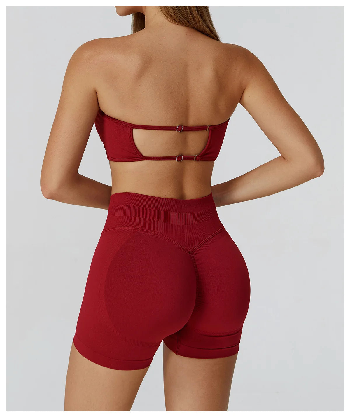 Seamless Women Strapless Yoga Vest Sexy Beautiful Back Sports Bra for Women's Underwear Gym Bra Push Up Quick Drying Fitness Top