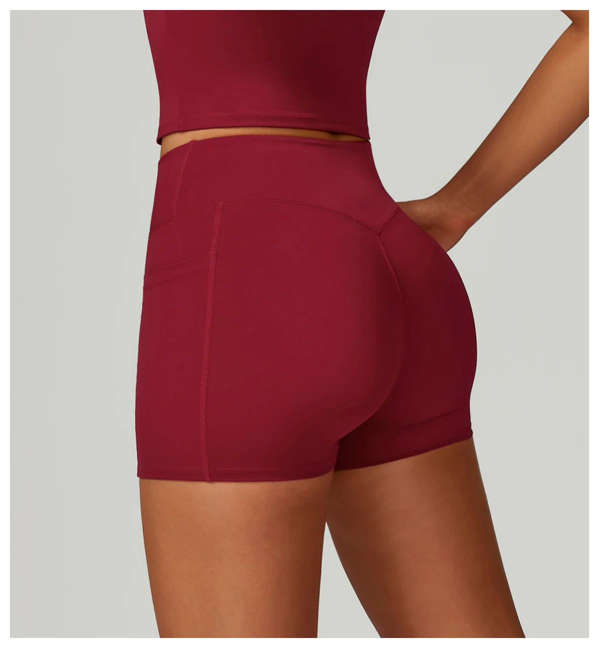 Cross Waist Head Yoga Shorts High Waist Workout Fitness Lift Butt Fitness Tights Gym Running Body Shaper Pants Casual Sportswear